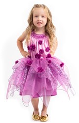 Little Adventures lila Fee Kinderkostüm für 5-7 Jahre - Märchenkostüm
