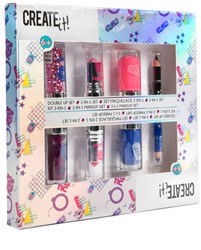 Create It! Make-upset Poptastic doppelseitiges Mädchen Make-up-Set 4-teilig