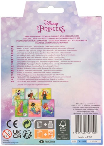Disney Prinses Diamond Painting Stickers Maken-2