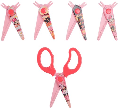 Canenco Minnie Mouse Bastelschere für Kinder mit 5 Zickzackklingen-2