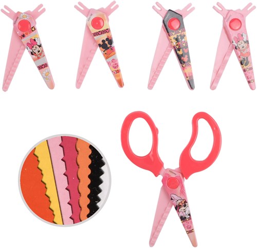 Canenco Minnie Mouse Bastelschere für Kinder mit 5 Zickzackklingen-3