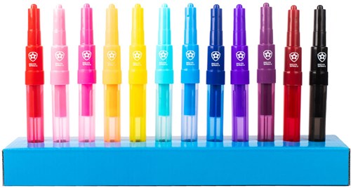 Canenco Paw Patrol Spray Pen Set - Mal- und Bastelbox mit Schablonen und Blasstiften-3