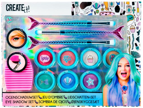 Create It! Lidschatten-Set Meerjungfrau 11er Pack