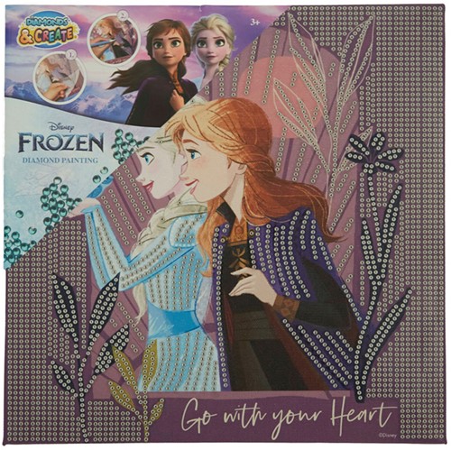 Frozen Diamond Painting Leinwand XL