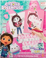 Canenco Gabby's Dollhouse Filzkunst Malbuch für Kinder und Kreativität