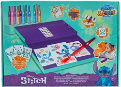 Twisk Disney Stitch Sprühstift Malset - kreative Farbstifte und Schablonen