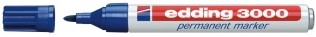 Edding 10 Edding 3000 Permanentmarker Blau