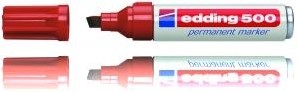 Edding 10 Edding 500 Permanentmarker rot