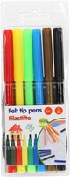 Filzstifte Set - 6 Farben - Kreatives Spielzeug für Kinder