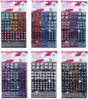 Diamanten Sticker Bastelset 120 Stück Kunststoff Dekoration