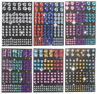 Diamanten Sticker Bastelset 120 Stück Kunststoff Dekoration-2