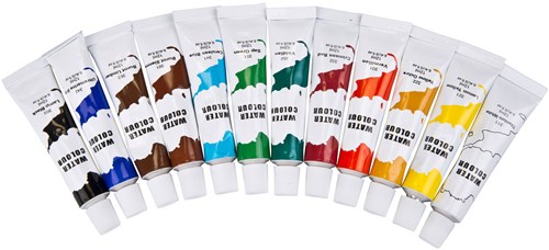 Aquarellfarben Set - 12 Farben - Malen - 12 ml pro Tube-2