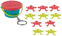 Edco springendes Froschspiel Spielzeug für Kinder 11-teilig aktiv-2