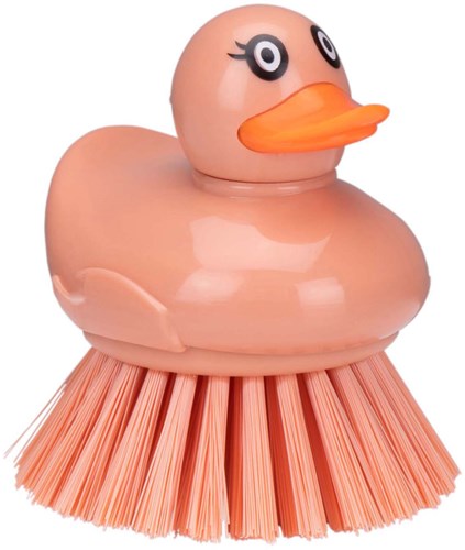 Abwaschbürste Ente Spielzeug bunte Kunststoffbürste-3
