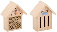 Insektenhotel Holz Schmetterlinge Bienen natürliches Garten Spielzeug-2