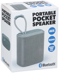 Edco Bluetooth Lautsprecher tragbar - kabellose Musikbox mit Radio und AUX