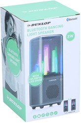 Edco Bluetooth-Lautsprecher mit Tanzlicht - LED Party Speaker schwarz