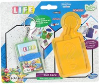 Hasbro Mini Spiel Schlüsselanhänger Spiel des Lebens - Reisespiel für Kinder