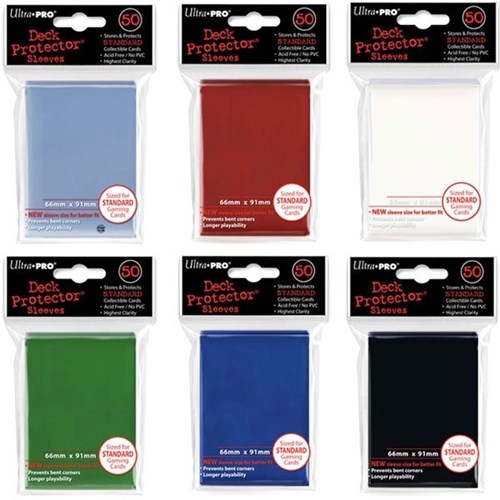Ultra Pro Kartenhüllen Schwarz 50 Stück - Trading Cards Schutz-2