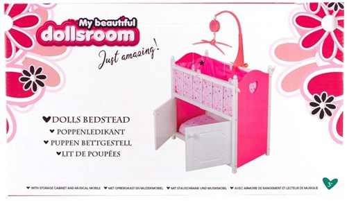 Poppenbed Ledikant Met Muziek My Beautiful Dolls Room-3