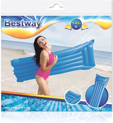 Bestway Luftmatratze Matte Finish Pool 183x69 cm farbiges Vinyl-2
