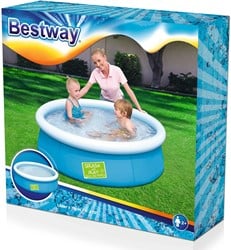 Bestway Zwembad met Opblaasrand, 152cm