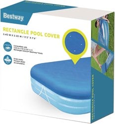 Bestway Familiebad Afdekzeil Rechthoek, 305cm