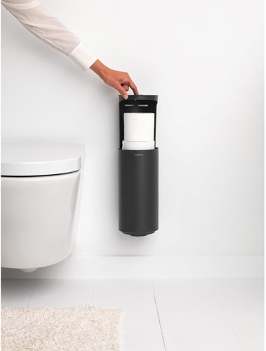 Brabantia Ersatzrollenhalter Toilettenpapierhalter - Mineral Infinite Grey Badezimmer-2