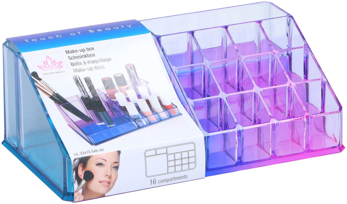 Make-up Organizer Multicolor 16 Fächer Kunststoff Aufbewahrungsbox Beauty