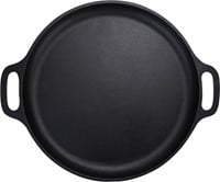 Koock Amsterdam Skillet Gusseisen – Bratpfanne – 32 cm – ohne Griff – Paella-Pfanne