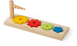 BigJigs Holz Blumen Sortierspielzeug - Montessori Lernspielzeug