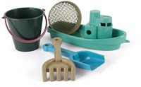 Dantoy Blue Marine Toys Boot- und Sandset - 5-teilig recyceltes Plastik