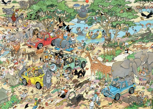 Jan van Haasteren Sturm & Safari 2in1 1000 Teile