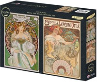Grafika Puzzle - Mucha Kunst Puzzle 500 Teile - Lernspielzeug