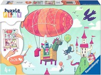 Ravensburger 2 Puzzles - Puzzle & Play - Royale Party - 24 Teile