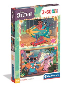 Clementoni Puzzle Stitch - 2x60 Teile - Kinderpuzzle aus Karton