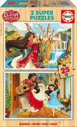 Educa 2 Holzpuzzles - Elena d'Avalor - 25 Teile