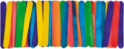Eduplay Holz Bastelstäbchen groß bunt - Kreativset für Kinder