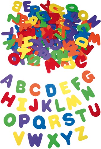 Eduplay Schaumstoff Buchstaben - große bunte Bastelbuchstaben für Kinder
