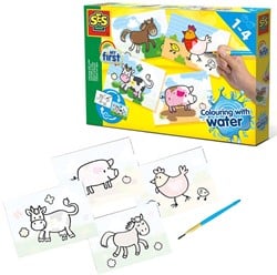 Ses 14455 Mein erstes Ausmalwasser - Fantasievolle Tiere