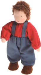Grimm's Puppe Peter - flexible Spielfigur 12,5 cm für Kinder