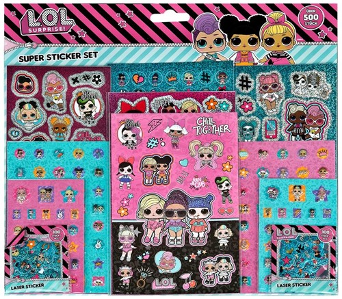 L.O.L Surprise! Super Stickerset, 500st.