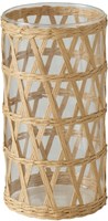 Boltze Home Vase Glas Seegras Dekoration Ø11xh20cm