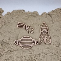 Grennn galaxy Ausstechformen Spielzeug Weltraum Abenteuer-2