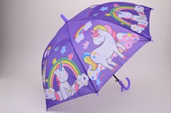 Kinder Regenschirm Einhorn rosa - unicorn Regenschutz Kinder