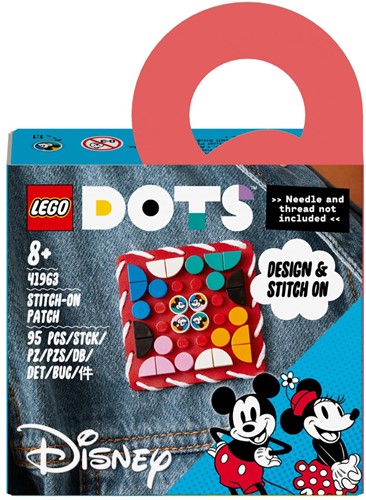 LEGO DOTS 41963 Mickey Mouse & Minnie Mouse: Aufnäher zum Aufbügeln
