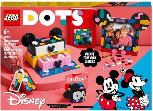 LEGO DOTS 41964 Mickey Mouse & Minnie Mouse: Zurück zur Schule