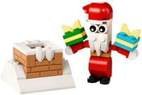 LEGO Bauset Weihnachtsmann Schornstein Geschenk 30692 Spielzeug-2