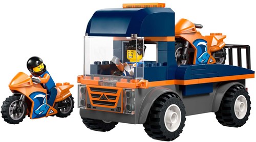 LEGO City Motorradtransporter Bauset - Spielzeug für Kinder-2