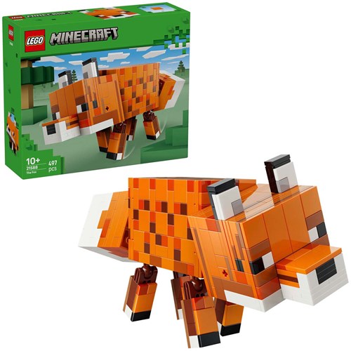 LEGO Minecraft Fuchs Bauset - kreatives Spielzeug für Kinder-3